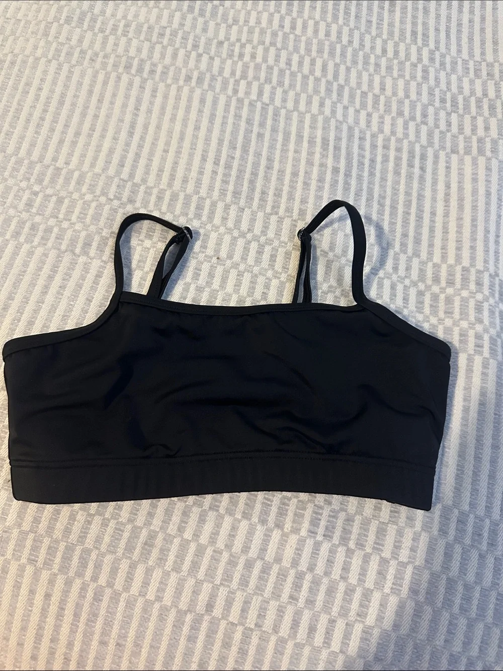 Balera Dance Performance Wear Bra Black Medium Child